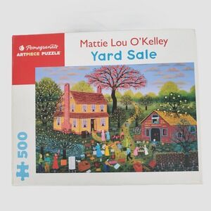 Pomegranate Mattie Lou O'Kelley Yard Sale 500 Piece Artpiece Jigsaw Puzzle 2012